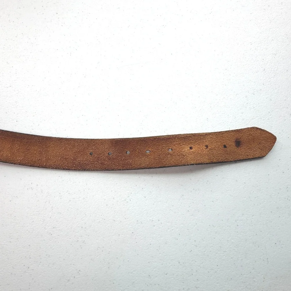 GA Beltman Golf Leather Belt Brown Handcrafted meas. 38-42